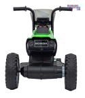 [H5] Motorek Cross Honda CRF 450R na akumulator 1x30W 6V/4,5Ah Gumowy Bieżnik Klakson - zielony