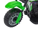 [H5] Motorek Cross Honda CRF 450R na akumulator 1x30W 6V/4,5Ah Gumowy Bieżnik Klakson - zielony