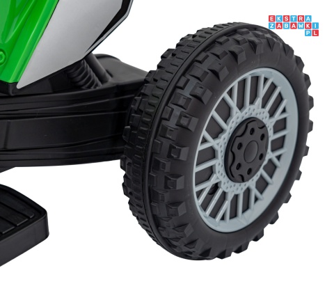 [H5] Motorek Cross Honda CRF 450R na akumulator 1x30W 6V/4,5Ah Gumowy Bieżnik Klakson - zielony