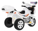 [LL1188] Motorek Trójkołowy BJX-088 dla najmłodszych na akumulator 1x18W 6V/4,5Ah Dźwięki Światła - biały