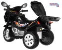 [LL1188] Motorek Trójkołowy BJX-088 dla najmłodszych na akumulator 1x18W 6V/4,5Ah Dźwięki Światła - czarny