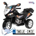 [LL1188] Motorek Trójkołowy BJX-088 dla najmłodszych na akumulator 1x18W 6V/4,5Ah Dźwięki Światła - czarny