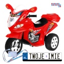 [LL1188] Motorek Trójkołowy BJX-088 dla najmłodszych na akumulator 1x18W 6V/4,5Ah Dźwięki Światła - czerwony