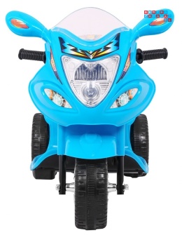 [LL1188] Motorek Trójkołowy BJX-088 dla najmłodszych na akumulator 1x18W 6V/4,5Ah Dźwięki Światła - niebieski