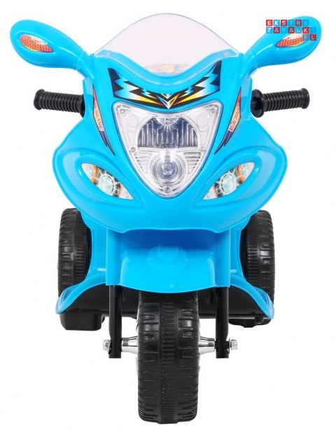 [LL1188] Motorek Trójkołowy BJX-088 dla najmłodszych na akumulator 1x18W 6V/4,5Ah Dźwięki Światła - niebieski