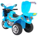 [LL1188] Motorek Trójkołowy BJX-088 dla najmłodszych na akumulator 1x18W 6V/4,5Ah Dźwięki Światła - niebieski