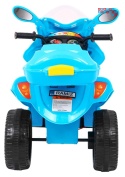 [LL1188] Motorek Trójkołowy BJX-088 dla najmłodszych na akumulator 1x18W 6V/4,5Ah Dźwięki Światła - niebieski
