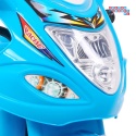 [LL1188] Motorek Trójkołowy BJX-088 dla najmłodszych na akumulator 1x18W 6V/4,5Ah Dźwięki Światła - niebieski
