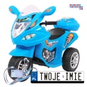 [LL1188] Motorek Trójkołowy BJX-088 dla najmłodszych na akumulator 1x18W 6V/4,5Ah Dźwięki Światła - niebieski