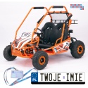 [GK014] BUGGY Spalinowy 212cc LUCKY SEVEN dwuosobowy czterosuwowy chłodzony powietrzem - pomarańczowy