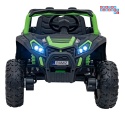 [A036] Auto Buggy UTV Racing na akumulator 4x45W 12V/10Ah MP3 Pilot Wolny Start - zielony