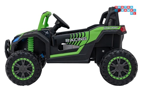 [A036] Auto Buggy UTV Racing na akumulator 4x45W 12V/10Ah MP3 Pilot Wolny Start - zielony