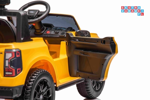 [PA.707] Ford Ranger Lift na akumulator 2x35W 12V/4.5Ah ekoskóra wolny start EVA bluetooth - żółty