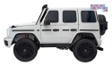 [DK-G63.STRONG] Mercedes Benz G63 AMG XXL STRONG dwuosobowy na akumulator 2x280W 24V/20Ah EVA LED Bluetooth - biały