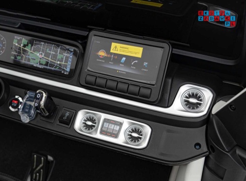 [DK-G63.STRONG] Mercedes Benz G63 AMG XXL STRONG dwuosobowy na akumulator 2x280W 24V/20Ah EVA LED Bluetooth - biały