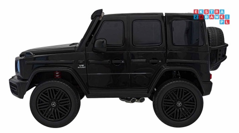 [DK-G63.STRONG] Mercedes Benz G63 AMG XXL STRONG dwuosobowy na akumulator 2x280W 24V/20Ah EVA LED Bluetooth - czarny