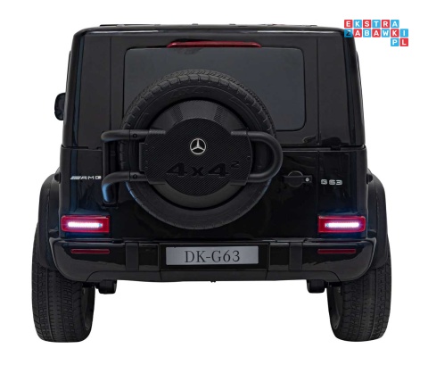 [DK-G63.STRONG] Mercedes Benz G63 AMG XXL STRONG dwuosobowy na akumulator 2x280W 24V/20Ah EVA LED Bluetooth - czarny