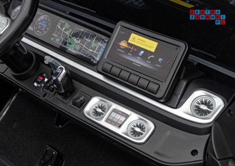 [DK-G63.STRONG] Mercedes Benz G63 AMG XXL STRONG dwuosobowy na akumulator 2x280W 24V/20Ah EVA LED Bluetooth - czarny