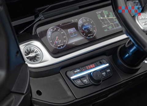 [DK-G63.STRONG] Mercedes Benz G63 AMG XXL STRONG dwuosobowy na akumulator 2x280W 24V/20Ah EVA LED Bluetooth - czarny