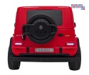 [DK-G63.STRONG] Mercedes Benz G63 AMG XXL STRONG dwuosobowy na akumulator 2x280W 24V/20Ah EVA LED Bluetooth - czerwony