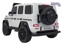 [DK-G63.STRONG] Mercedes Benz G63 AMG XXL STRONG MP4 dwuosobowy na akumulator 2x280W 24V/20Ah Panel MP4 Bluetooth - biały