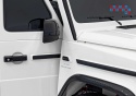 [DK-G63.STRONG] Mercedes Benz G63 AMG XXL STRONG MP4 dwuosobowy na akumulator 2x280W 24V/20Ah Panel MP4 Bluetooth - biały