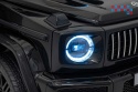 [DK-G63.STRONG] Mercedes Benz G63 AMG XXL STRONG MP4 dwuosobowy na akumulator 2x280W 24V/20Ah Panel MP4 Bluetooth - czarny