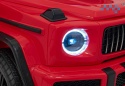 [DK-G63.STRONG] Mercedes Benz G63 AMG XXL STRONG MP4 dwuosobowy na akumulator 2x280W 24V/20Ah Panel MP4 Bluetooth - czerwony