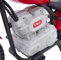 [A9902] Motocykl SPEED Power na akumulator 1x250W 24V/7Ah silnik bezszczotkowy pompowane opony - czerwony