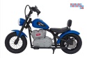 [A9902] Motocykl SPEED Power na akumulator 1x250W 24V/7Ah silnik bezszczotkowy pompowane opony - niebieski
