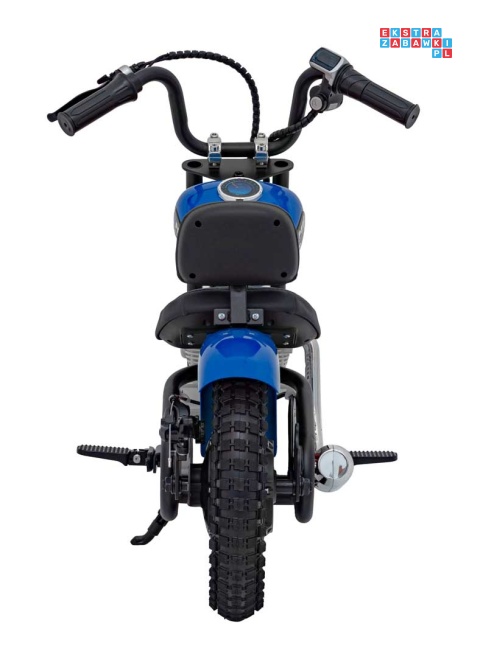 [A9902] Motocykl SPEED Power na akumulator 1x250W 24V/7Ah silnik bezszczotkowy pompowane opony - niebieski