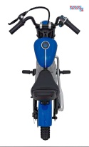 [A9902] Motocykl SPEED Power na akumulator 1x250W 24V/7Ah silnik bezszczotkowy pompowane opony - niebieski