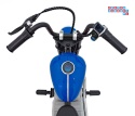[A9902] Motocykl SPEED Power na akumulator 1x250W 24V/7Ah silnik bezszczotkowy pompowane opony - niebieski