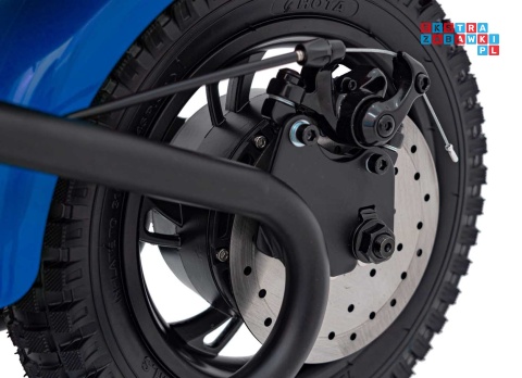 [A9902] Motocykl SPEED Power na akumulator 1x250W 24V/7Ah silnik bezszczotkowy pompowane opony - niebieski