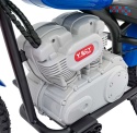 [A9902] Motocykl SPEED Power na akumulator 1x250W 24V/7Ah silnik bezszczotkowy pompowane opony - niebieski
