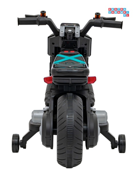 [QLS-805] Motorek Future 88 na akumulator 1x25W 6V/4Ah melodyjki klakson światła led - czarny