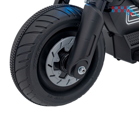 [QLS-805] Motorek Future 88 na akumulator 1x25W 6V/4Ah melodyjki klakson światła led - czarny