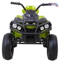 [BDM0906.AIR] Quad ATV Air na akumulator 2x45W 12V/7Ah Koła pompowane MP3 Wolny Start - zielony