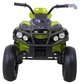[BDM0906.AIR] Quad ATV Air na akumulator 2x45W 12V/7Ah Koła pompowane MP3 Wolny Start - zielony