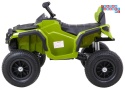 [BDM0906.AIR] Quad ATV Air na akumulator 2x45W 12V/7Ah Koła pompowane MP3 Wolny Start - zielony