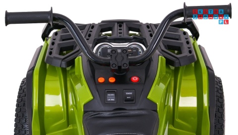 [BDM0906.AIR] Quad ATV Air na akumulator 2x45W 12V/7Ah Koła pompowane MP3 Wolny Start - zielony