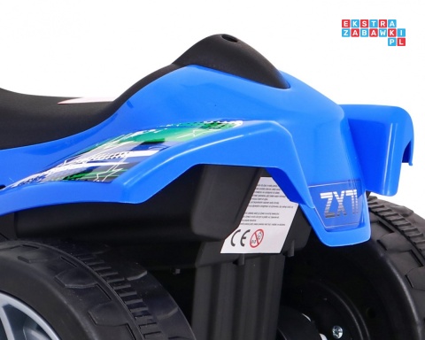 [TR1805] Quad Little Monster dla najmłodszych na akumulator 1x25W 6V/4.5Ah - niebieski