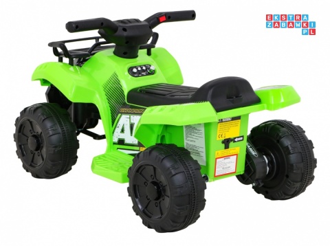 [JS320] Quad Storm na akumulator 1x25W 6V/4.5Ah Radio MP3 USB LED - zielony