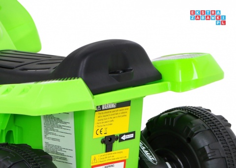 [JS320] Quad Storm na akumulator 1x25W 6V/4.5Ah Radio MP3 USB LED - zielony