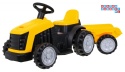 [TR1908T] Traktor z przyczepą dla najmłodszych na akumulator 1x25W 6V/4.5Ah - żółty