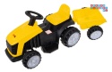 [TR1908T] Traktor z przyczepą dla najmłodszych na akumulator 1x25W 6V/4.5Ah - żółty