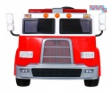 [LL911] Wóz straż pożarna na akumulator 2x45W 12V/10Ah z pilotem Armatka Megafon Kogut strażacki