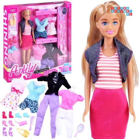 [ZA2457 A] Anlily lalka z ubraniami stroje buty akcesoria