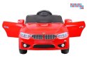 [PA0185] Autko BMW na akumulator 2x12V 12V/4.5Ah kluczyki EVA pilot - czerwony