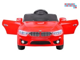 [PA0185] Autko BMW na akumulator 2x12V 12V/4.5Ah kluczyki EVA pilot - czerwony